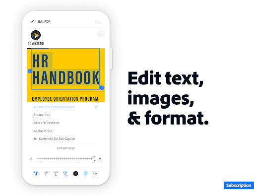 Adobe Acrobat Reader: Edit PDF 7