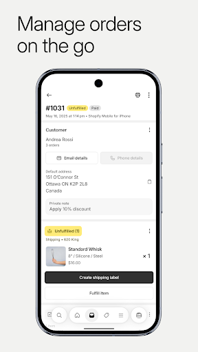 Shopify: Sell online/in person 6